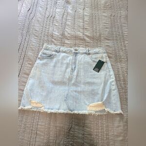 NWT Wild Fable Distressed Denim Skirt